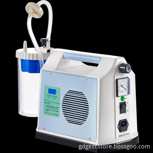 Portable PN-3000VSD30 Medical Suction Machine Manual Power Plastic and Steel Vacuum Suction Device